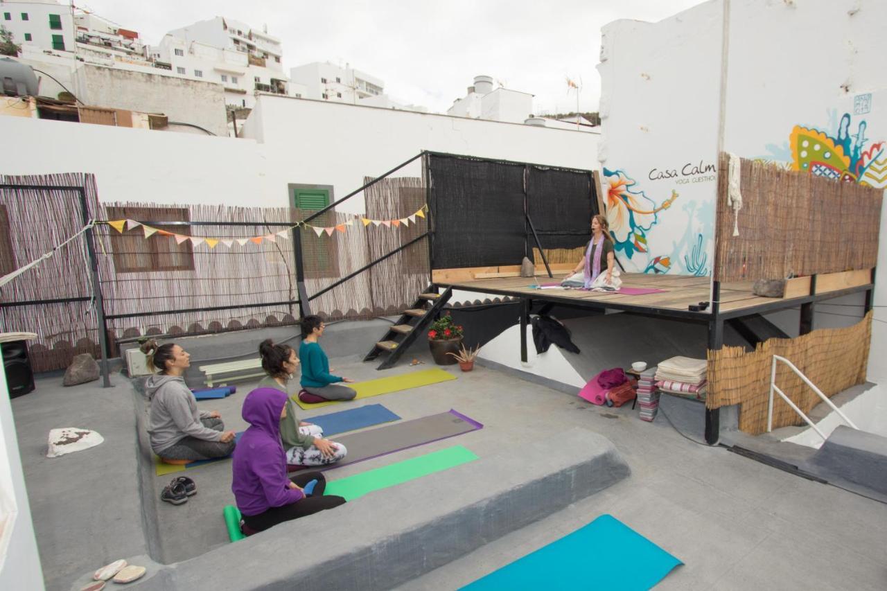 Casa Calma Yoga Hostel Agaete  Ngoại thất bức ảnh